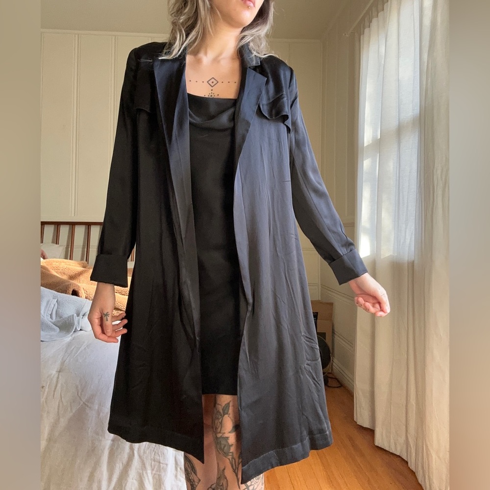 Cami nyc silk trench